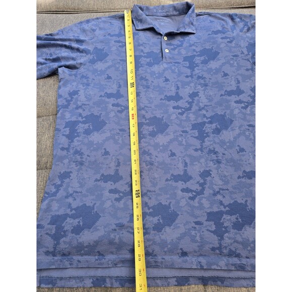 B. DRADDY Polo Shirt Mens XL Extra Large Aronimink Golf Club Blue Camo Preppy - Picture 6 of 6